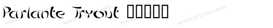 Parlante Tryout字体转换